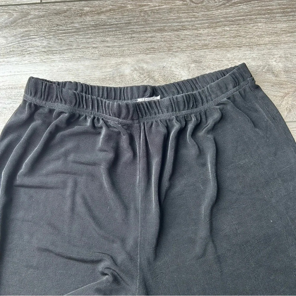 Jostar Elastic Waistband Draped Jersey Wide Leg Pants Made in USA - Picture 2 of 11